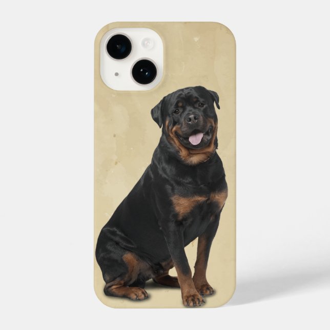 Rotweiler-Hunde Tierart Art iPhone 14 Hülle (Rückseite)