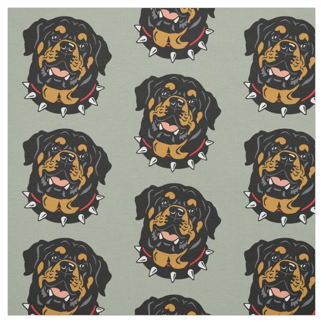Rotweiler Stoff (Muster)