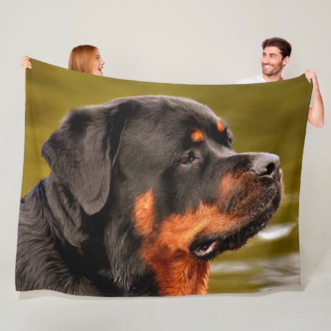 ROTWEILLER FLEECEDECKE (Beispiel)