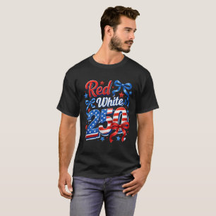 Rotwein 250 Jahre Patriotische Freiheit USA T-Shirt