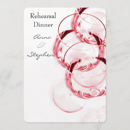 Rotwein Einladung