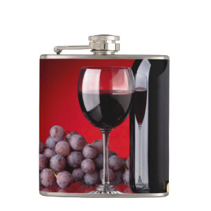 Rotwein Flachmann
