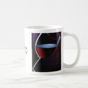 Rotwein Glas, Rotweinglas, sagte ich Wein, nicht Kaffeetasse