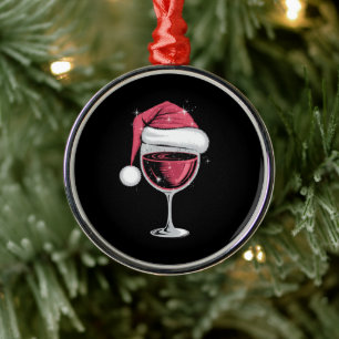 Rotwein Glas Weihnachten Lustig Weihnachten Xmas Ornament Aus Metall