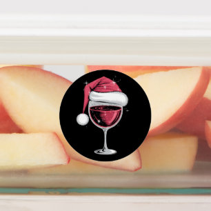 Rotwein Glas Weihnachten Lustiges Weihnachten Xmas Etiketten