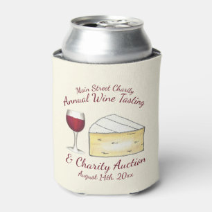 Rotwein Glass Brie Wohltätigkeit Degustation Dosenkühler