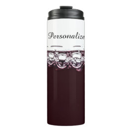 Rotwein, lila thermosbecher