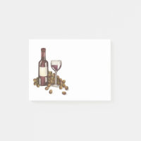 Rotwein Lover Glass Flasche Trauben Merlot Caberne