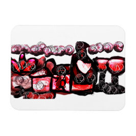 Rotwein Magnet