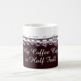 Rotwein meine Tasse ist halb voll lustig