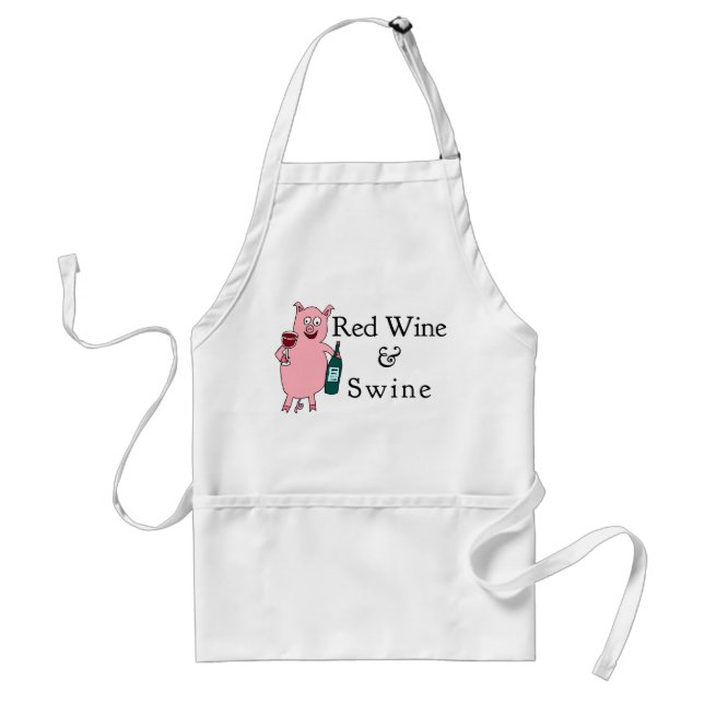 Rotwein u. Schweine Schürze (Vorne)