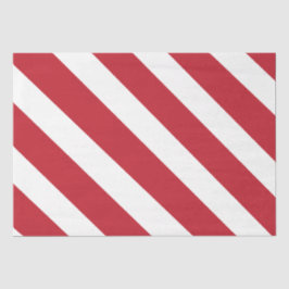 Rotweiße Diagonalstreifen Seidenpapier