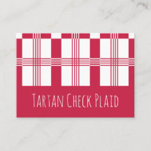 Rotweiße Tartan-Karo Karierte Streifen