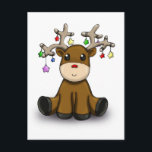 Rotwild Feiertagspostkarte<br><div class="desc">Originalvorlage durch Thedustyphoenix. http://www.thedustyphoenix.com</div>