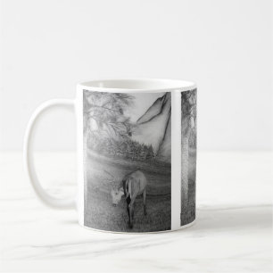 Rotwild-Feld Kaffeetasse