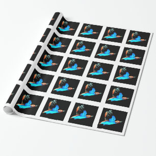 Rotwild Geschenkpapier