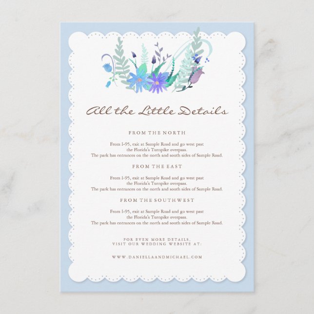 Rotwild in der begleitkarte (Vorderseite)