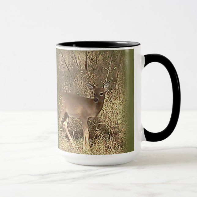 ROTWILD IN DER HOLZ-KAFFEE-TASSE TASSE (Rechts)