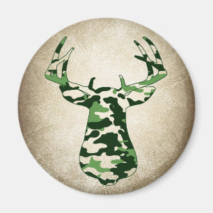 Rotwild-Jagd-Camouflage-Dollar Magnet