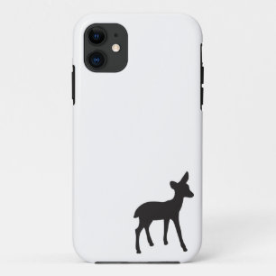 Rotwild schmeicheln sich Schwarz-weißes niedliches Case-Mate iPhone Hülle