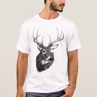 Rotwildkopf T-Shirt