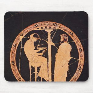 Rotzahl von Athen kylix, das Aegeus darstellt Mousepad