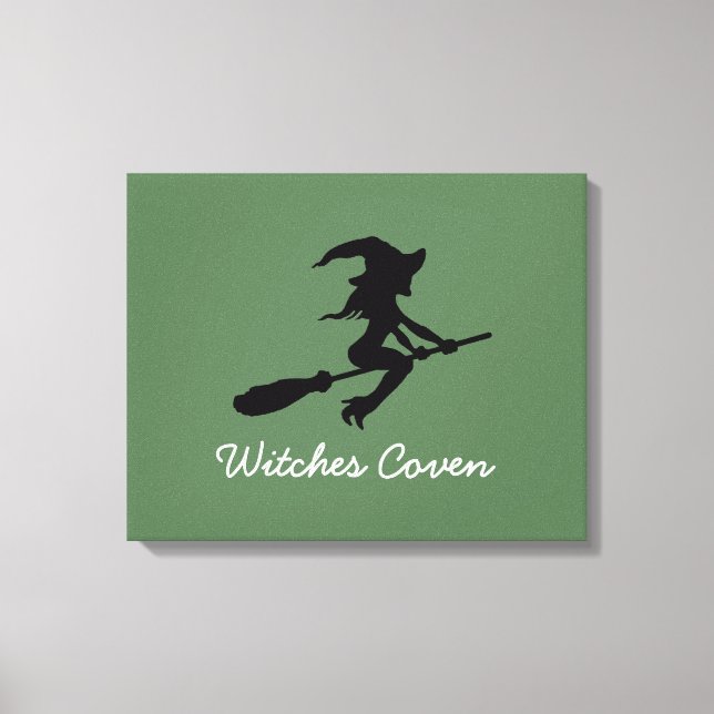 Rotzunge auf Broomstick-Leinwand drucken Leinwanddruck (Vorderseite)