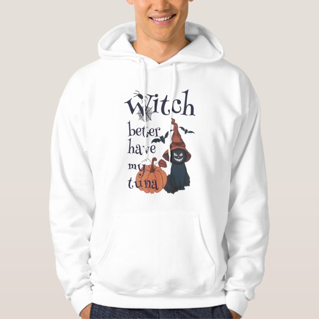 Rotzunge besser meinen Thunfisch haben Hoodie (Vorderseite)