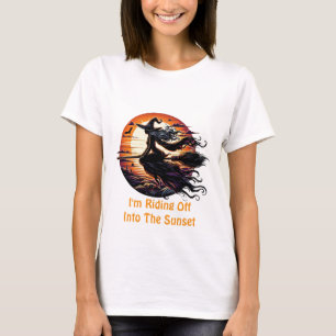 Rotzunge Broom in der Kunst-Illustration des Sonne T-Shirt