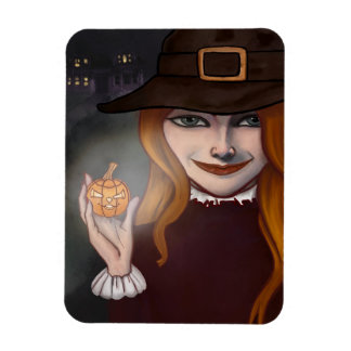 Rotzunge mit Jack O'Lantern Magnet