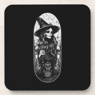 Rotzunge mit LaternenHalloween Getränkeuntersetzer