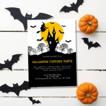 Rotzunge Spuk Orange & Schwarzes Halloween-Party