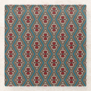 Rotzyanskopper Azulejos Tile Pattern Elegance Glasuntersetzer