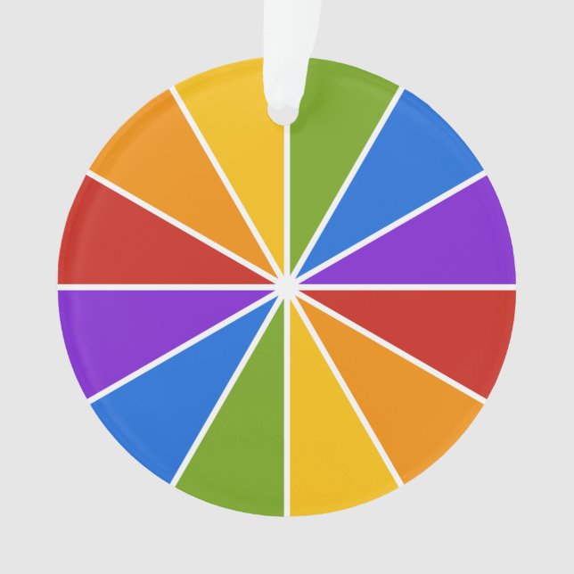 Roue couleur / Rayons ornement personnalisé (devant)