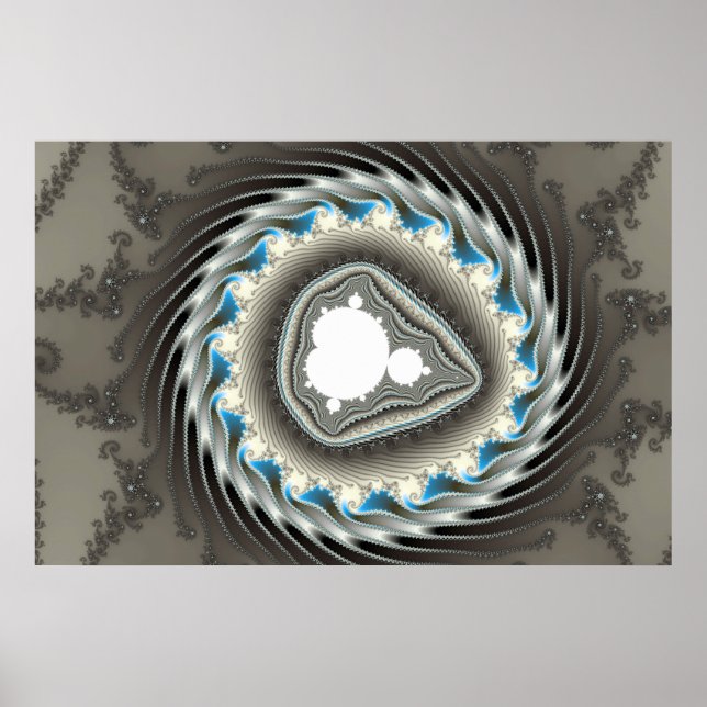 Roue de rotation - Poster fractal (Devant)