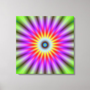Roue en toile de couleur