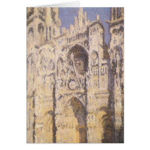 Rouen Cathedral, Harmony Blue Gold by Claude Monet
