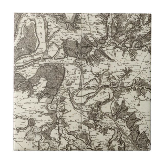 Rouen Fliese (Vorderseite)