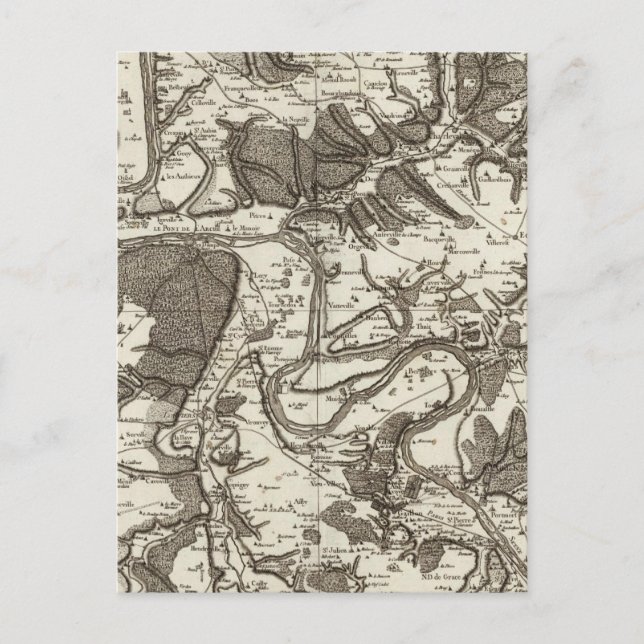Rouen Postkarte (Vorderseite)