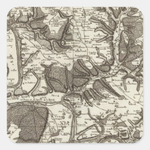 Rouen Quadratischer Aufkleber