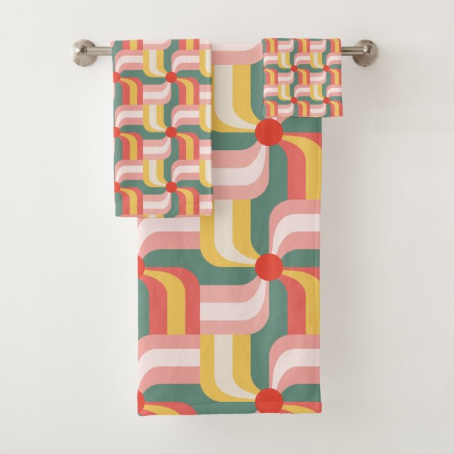 Roues géométriques Abstraites colorées (En situation)