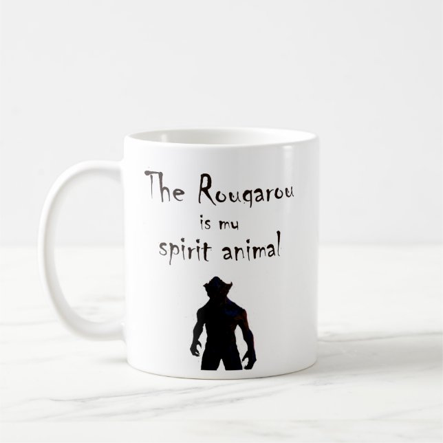 Rougarou est ma tasse animale de loup-garou de (Gauche)