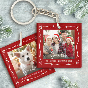 Rouge 2 Photo Noël Amour Vous Grand-mère Doodles A