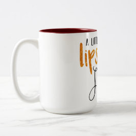 Rouge à lèvres et tasse de café de Jésus