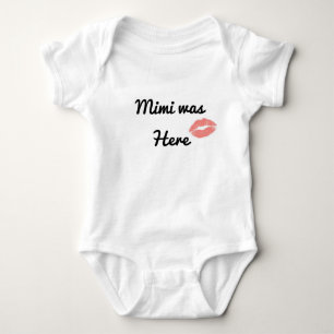 Rouge à lèvres Mimi était là Body bébé drôle