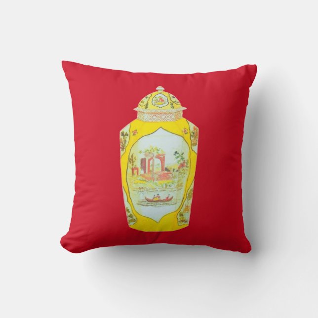 ROUGE ANGLAIS DE COUSSIN DE POT (Recto)