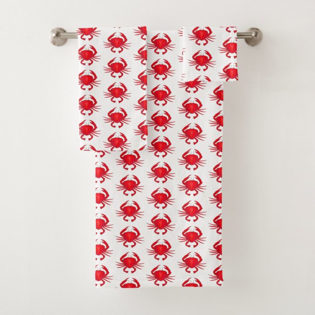 Rouge Baltimore Maryland Crabe Plage Océan (En situation)