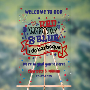 Rouge Blanc et Bleu je fais des barbecues Couple R
