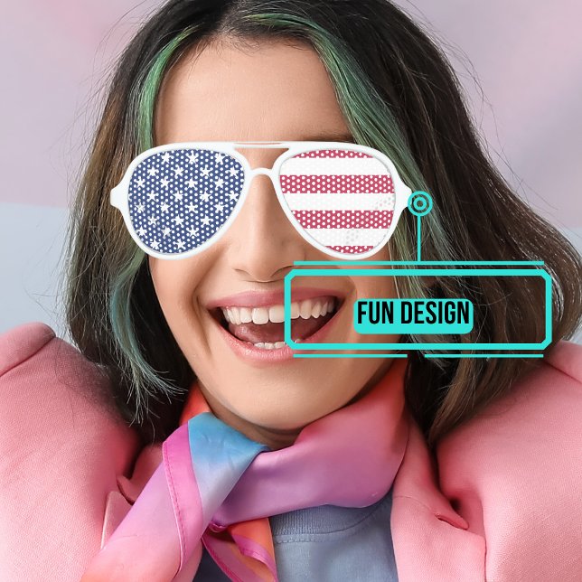 Rouge Blanc et Blue Party Lunettes de soleil Fête  (Please enjoy our design and see the others in the collection.)