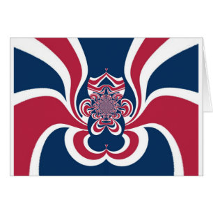 Rouge bleu Kaleidoscope